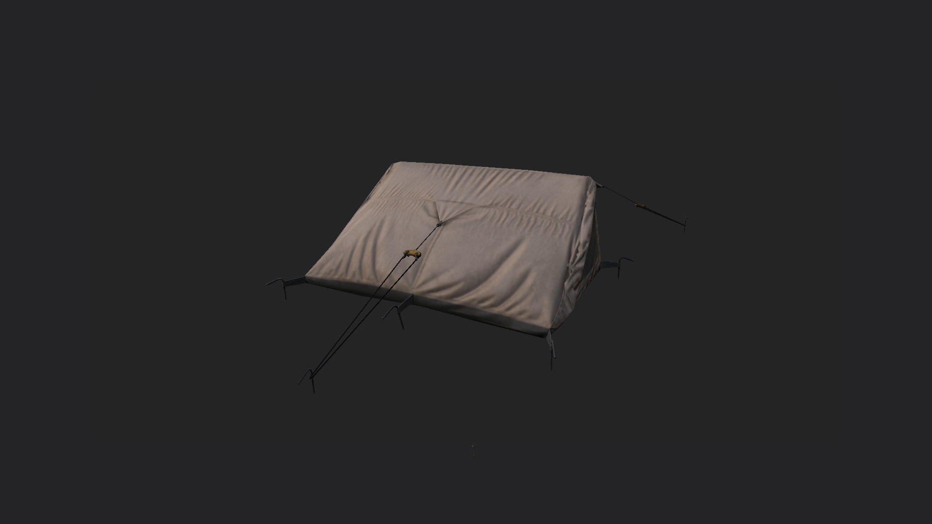 Tent 3D model 005 Low-poly 3D model_2