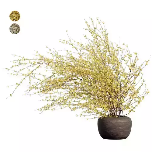 Flower In Vase 25 3D model