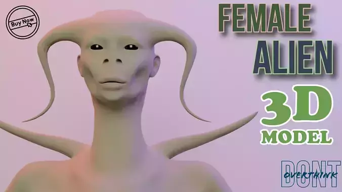 female alien model
