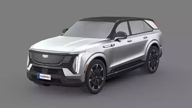 Cadillac Escalade IQ 2024 Low-poly 3D model