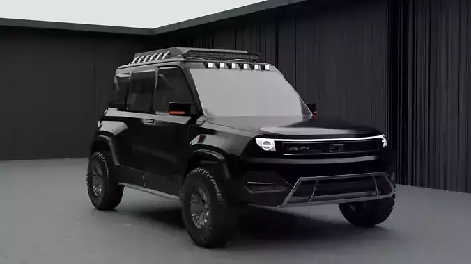 Unique High-Performance SUV 3D Model 3D model