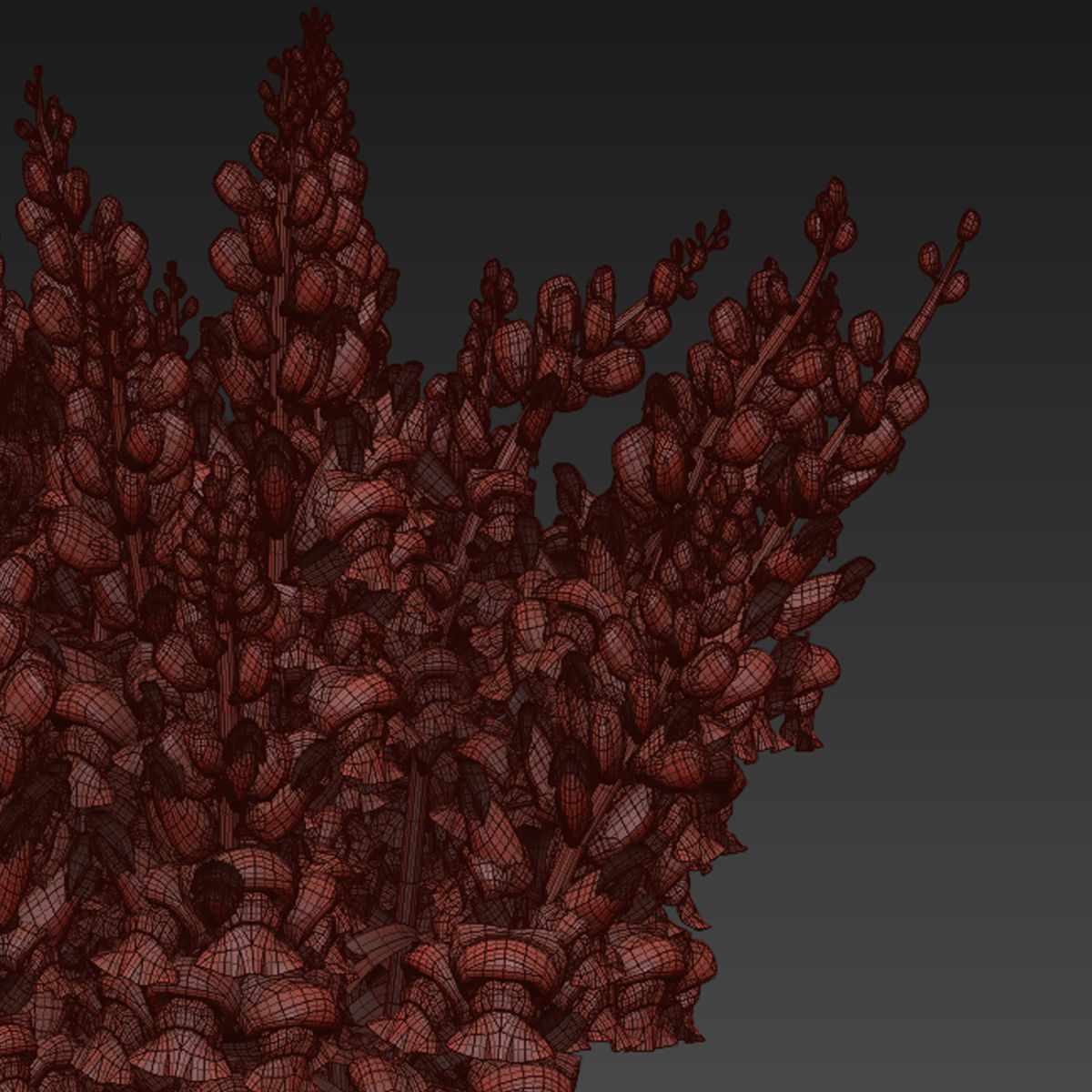 Flower In Vase 27 3D model_5