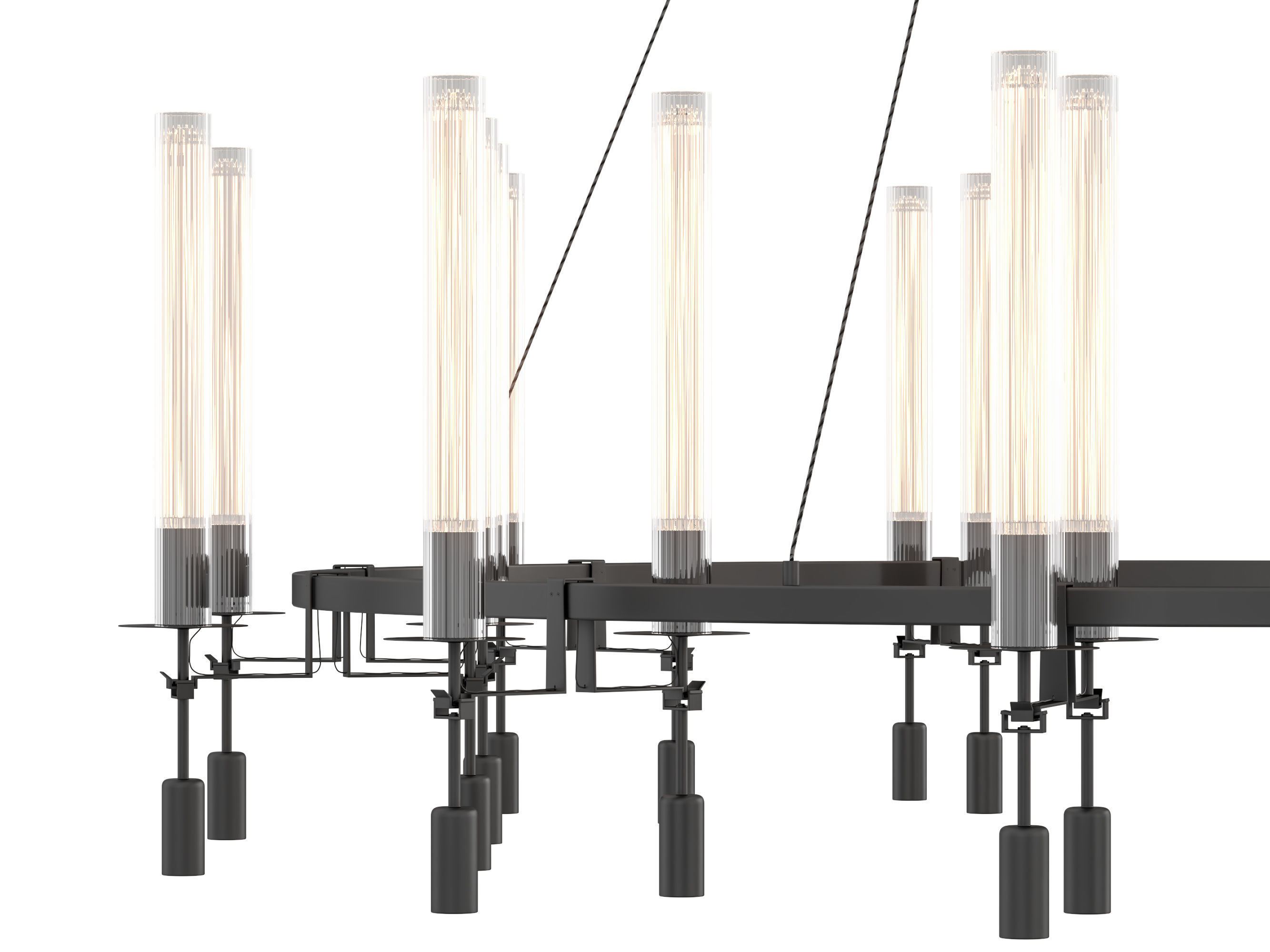 RH Fontanelle Round Chandelier 3D model_5