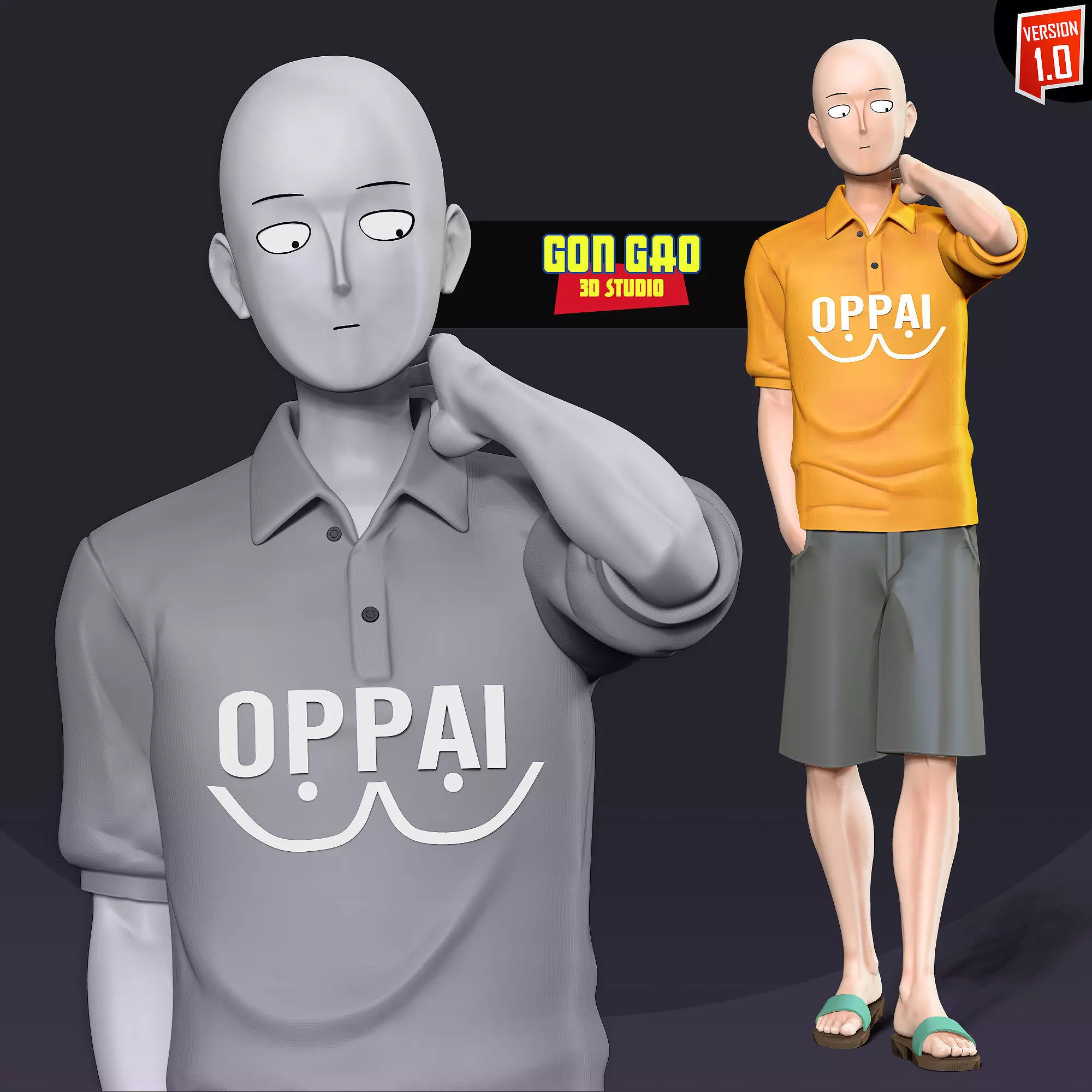 Saitama 3D 3D print model