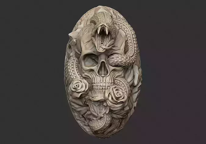 Snake medal1 or serpent mamba anaconda venum python poison devil