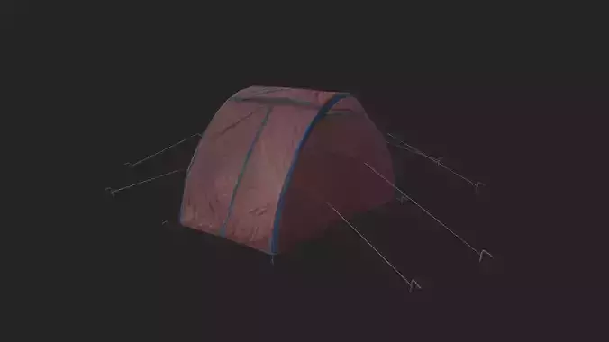 Tent 3D model 009