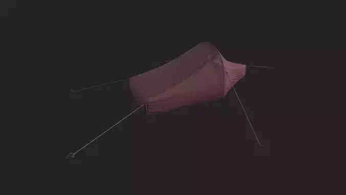 Tent 3D model 010