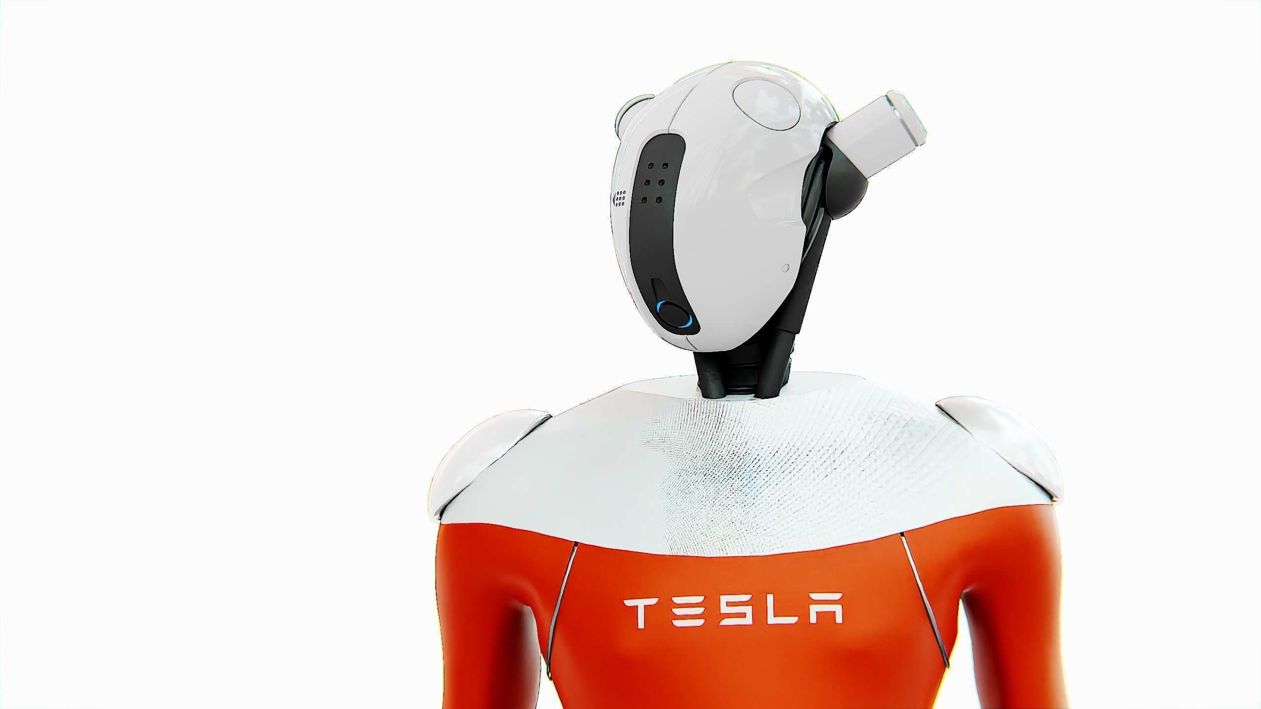 TESLA ROBOT V-3 Rigged for Unreal Engine - Unity - MIXAMO 3D model_22