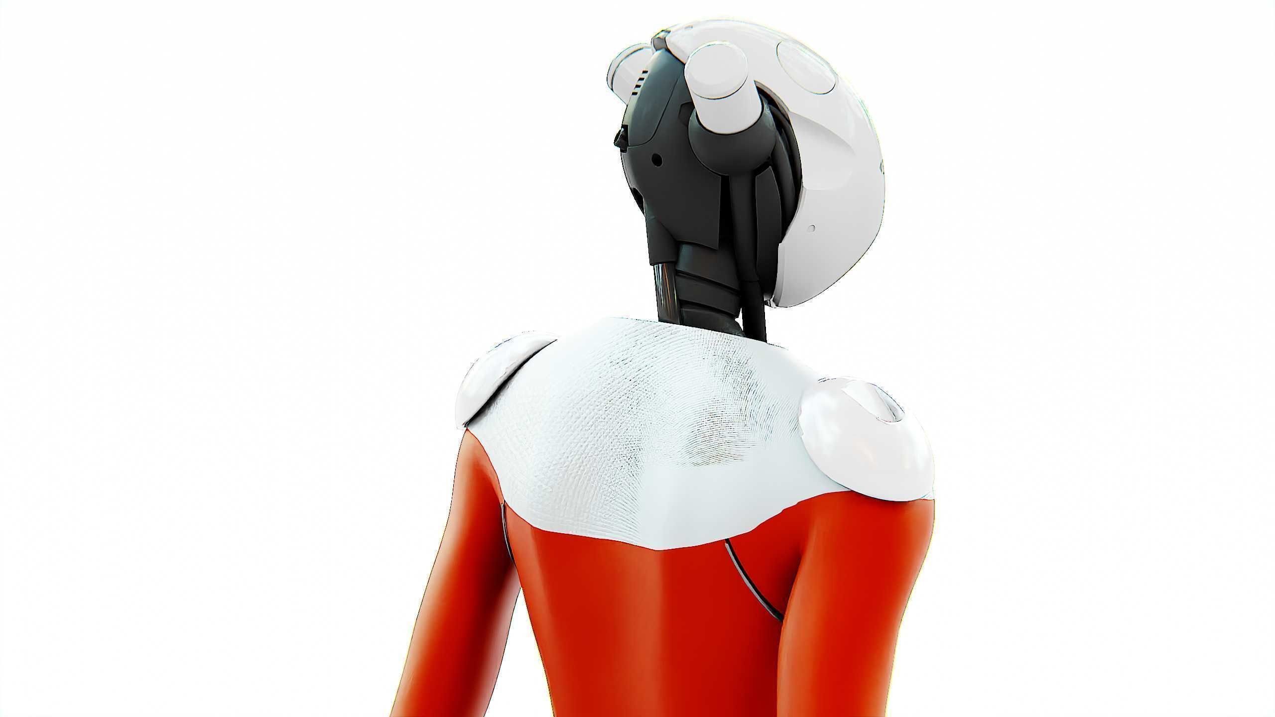 TESLA ROBOT V-3 Rigged for Unreal Engine - Unity - MIXAMO 3D model_25