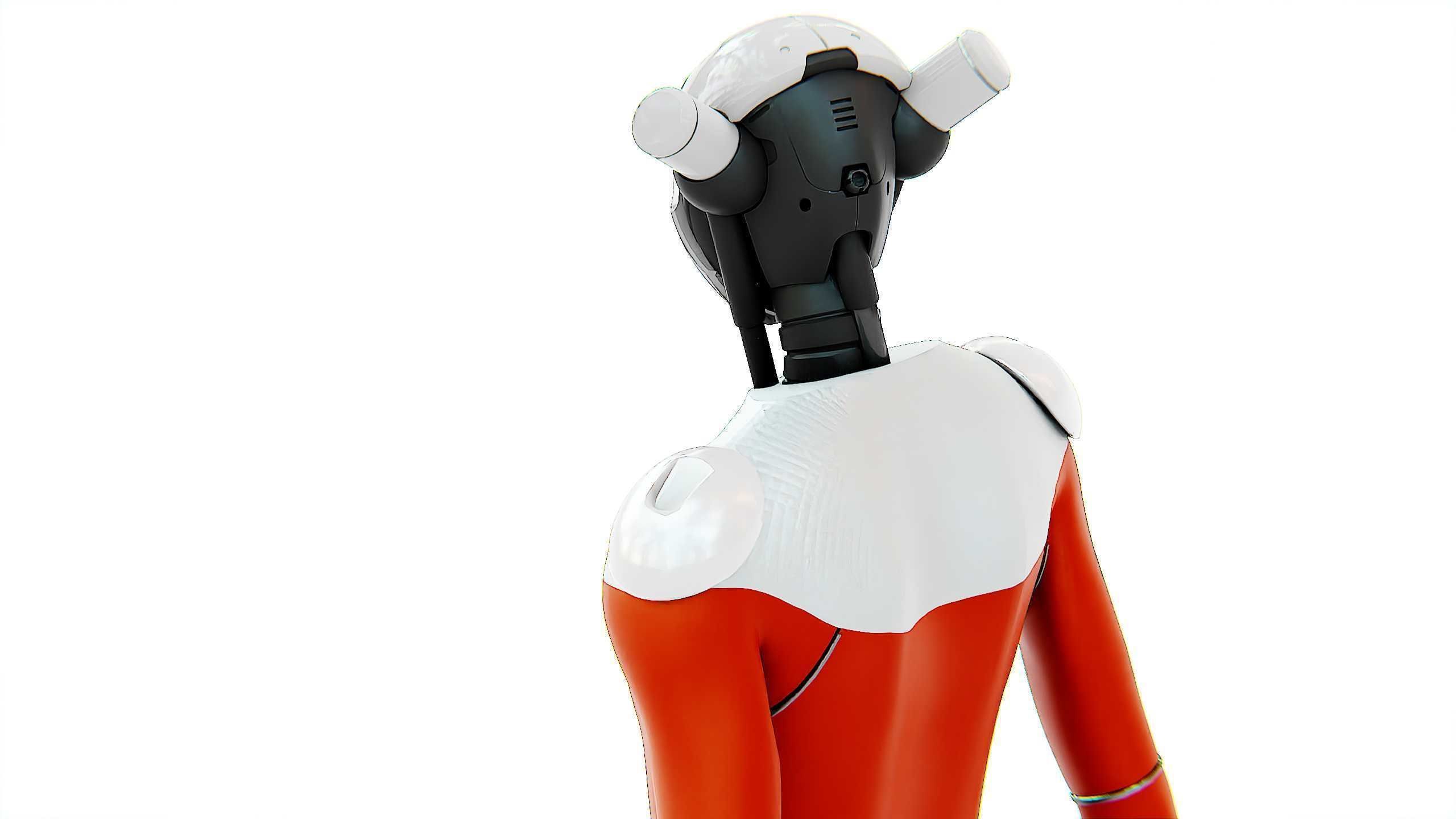 TESLA ROBOT V-3 Rigged for Unreal Engine - Unity - MIXAMO 3D model_24