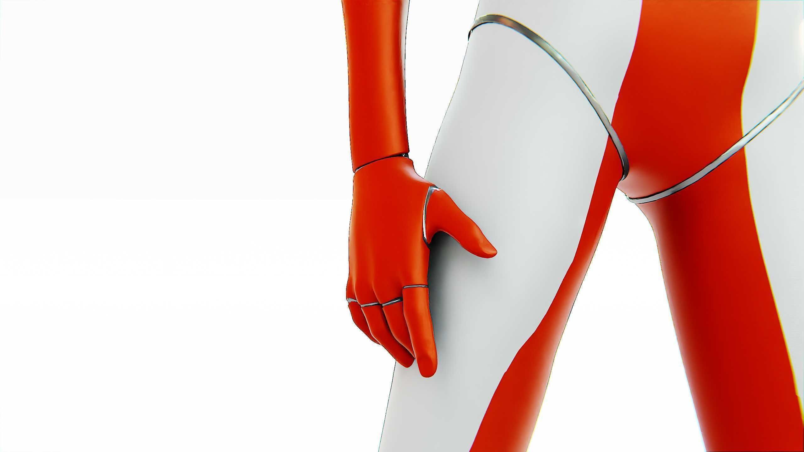 TESLA ROBOT V-3 Rigged for Unreal Engine - Unity - MIXAMO 3D model_29