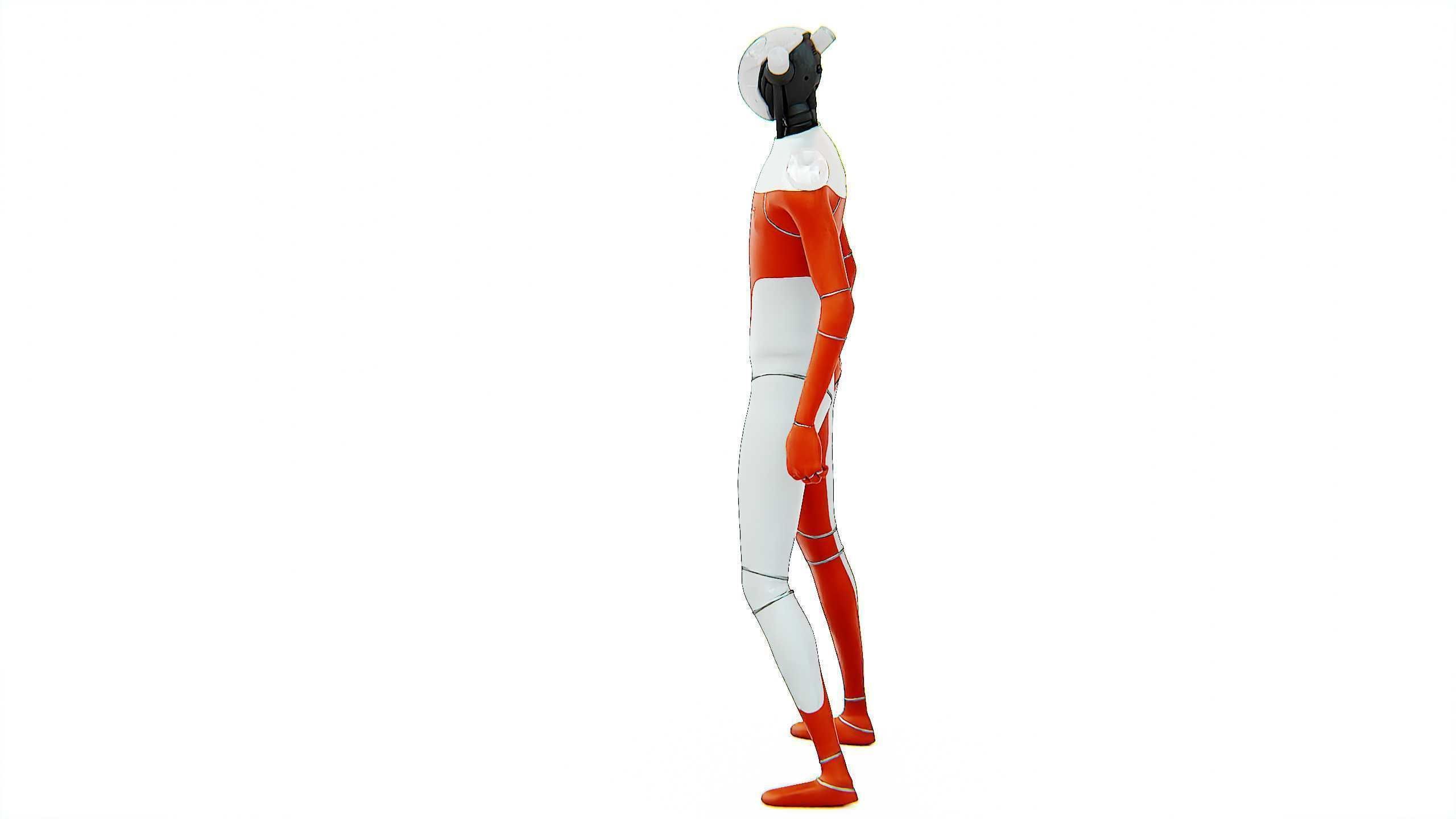 TESLA ROBOT V-3 Rigged for Unreal Engine - Unity - MIXAMO 3D model_10