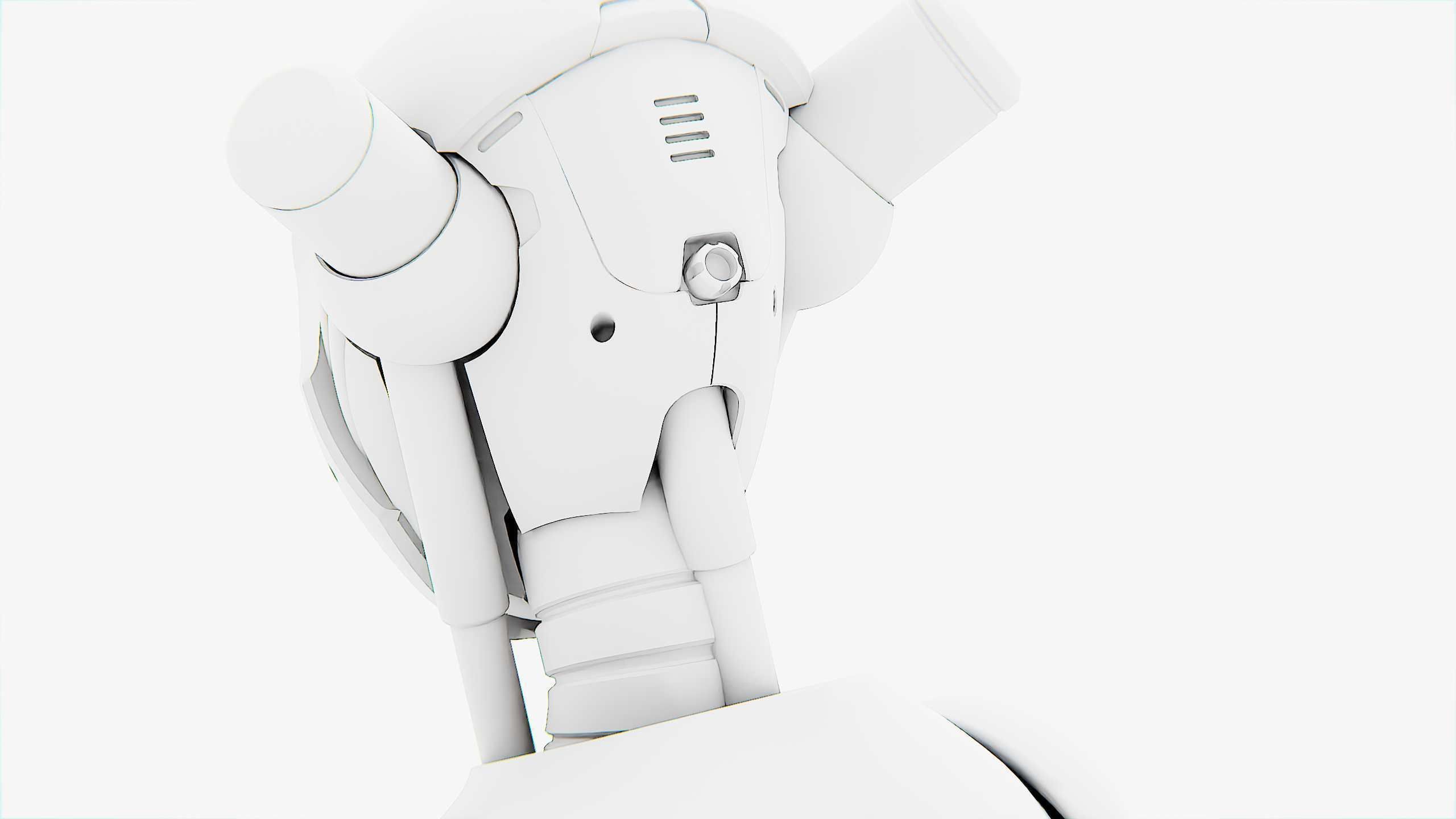 TESLA ROBOT V-3 Rigged for Unreal Engine - Unity - MIXAMO 3D model_36