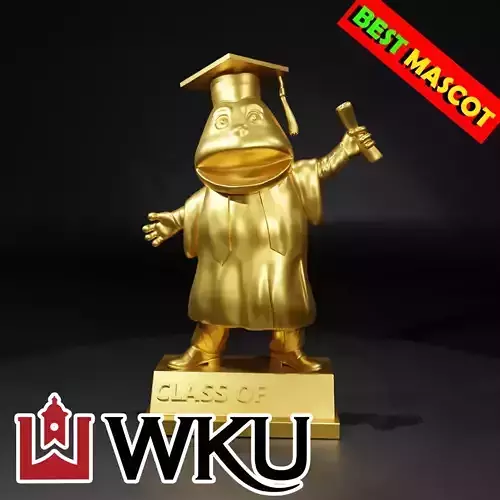 GRADUATION MASCOT WESTERN KENTUCKY UNIVERSITY - 3D PRINT