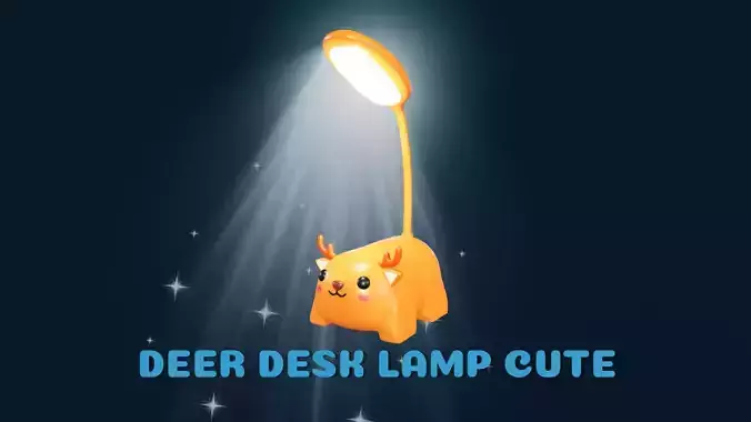 Deer Desk Lamp Cute 