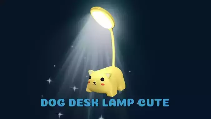 Dog Desk Lamp Cute