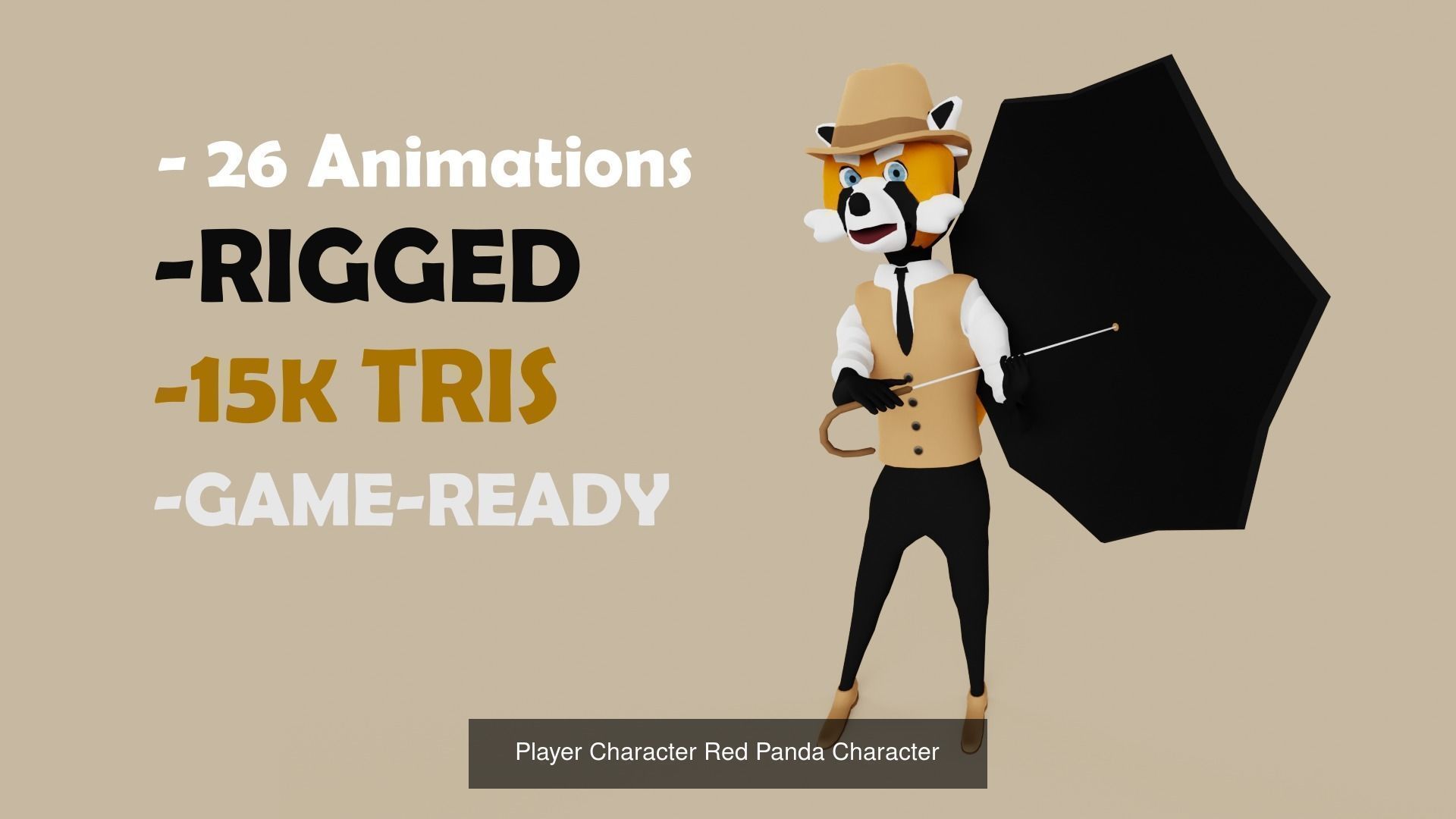 Toon Animated monkey Character pack 3D Model Collection_8