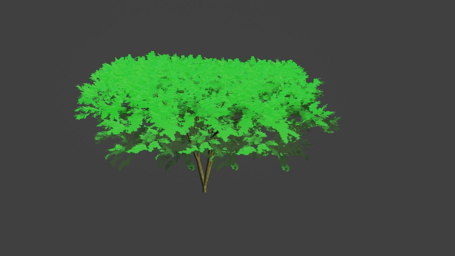 3d anime tree 3D model_16