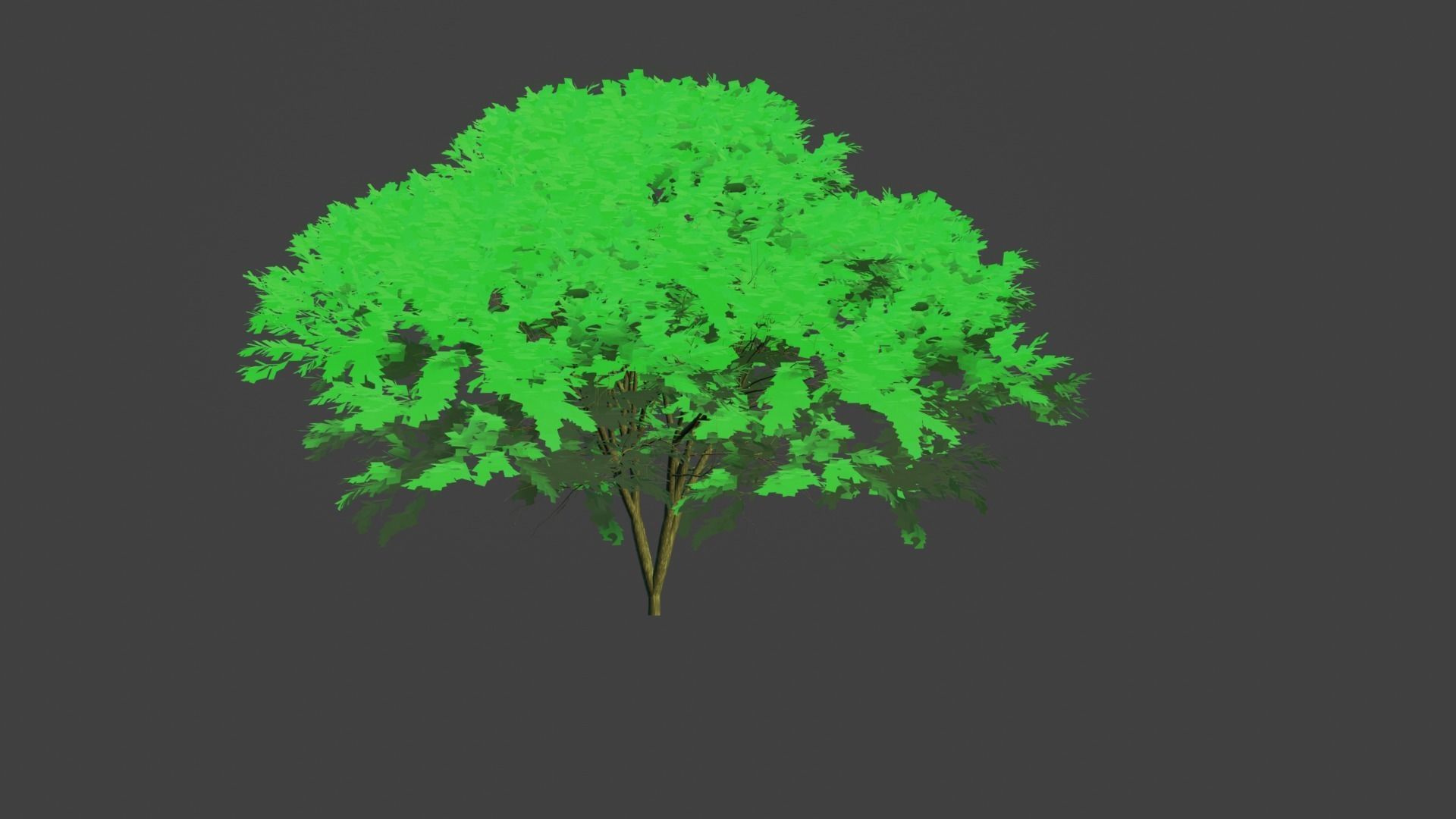 3d anime tree 3D model_15