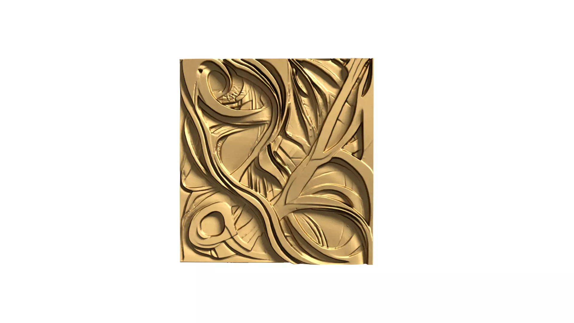 3D Printed Ornamental Wall Panel decor set 3D print model