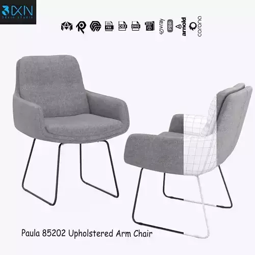 Paula 85202 Upholstered Arm Chair