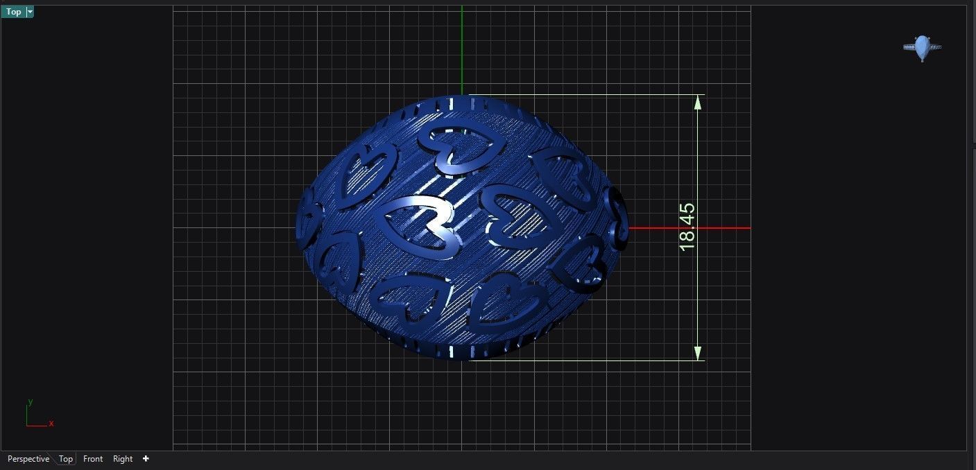 Hearts ring Free 3D print model_2