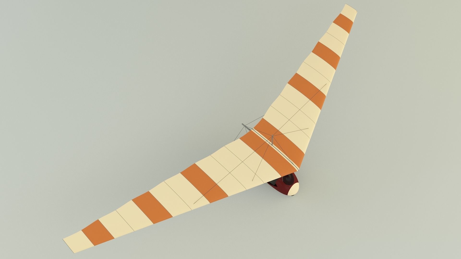 winged paramotor vehicle 3D model_7