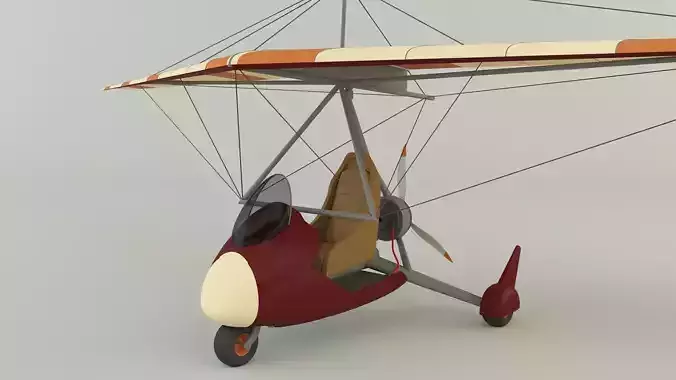 winged paramotor vehicle