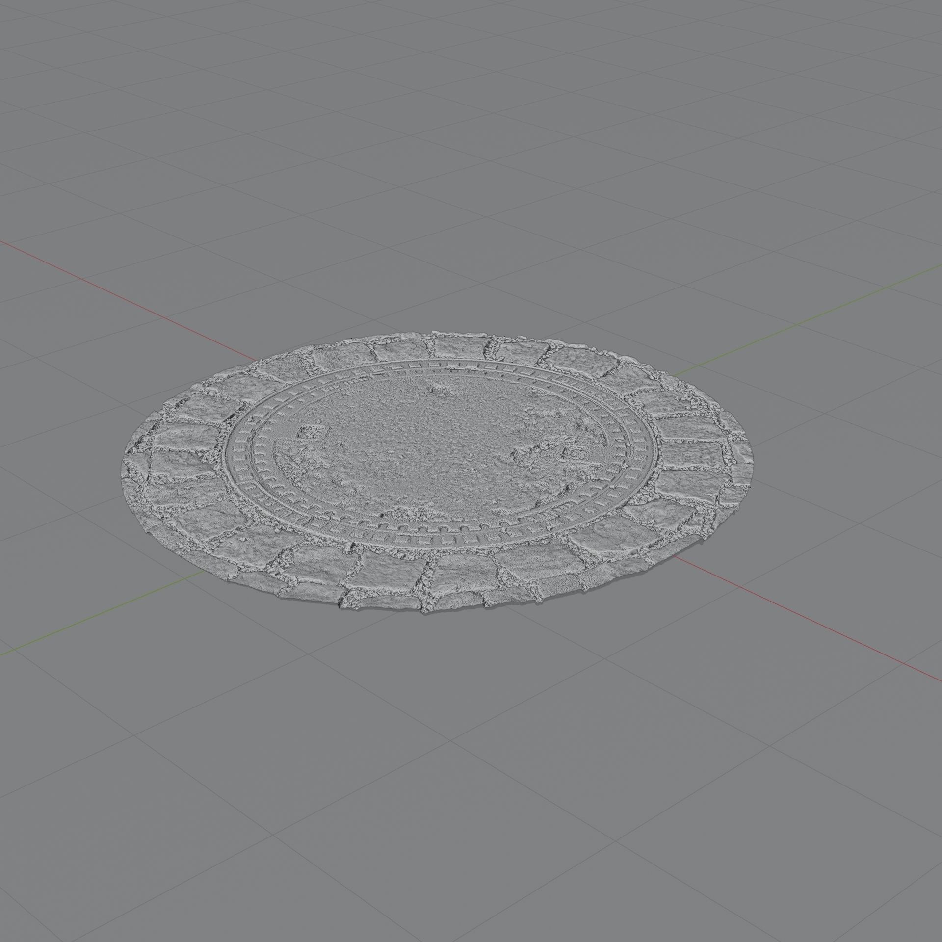 Manhole 2 Photoscan 3D model_6