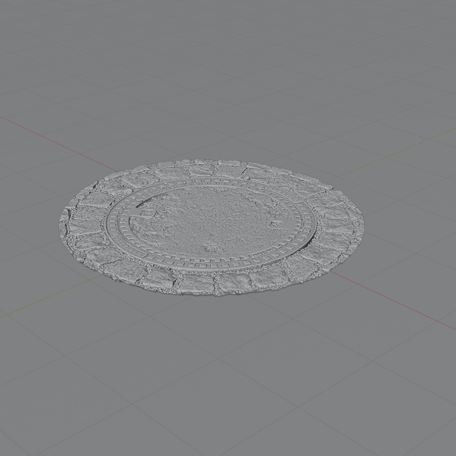 Manhole 2 Photoscan 3D model_8