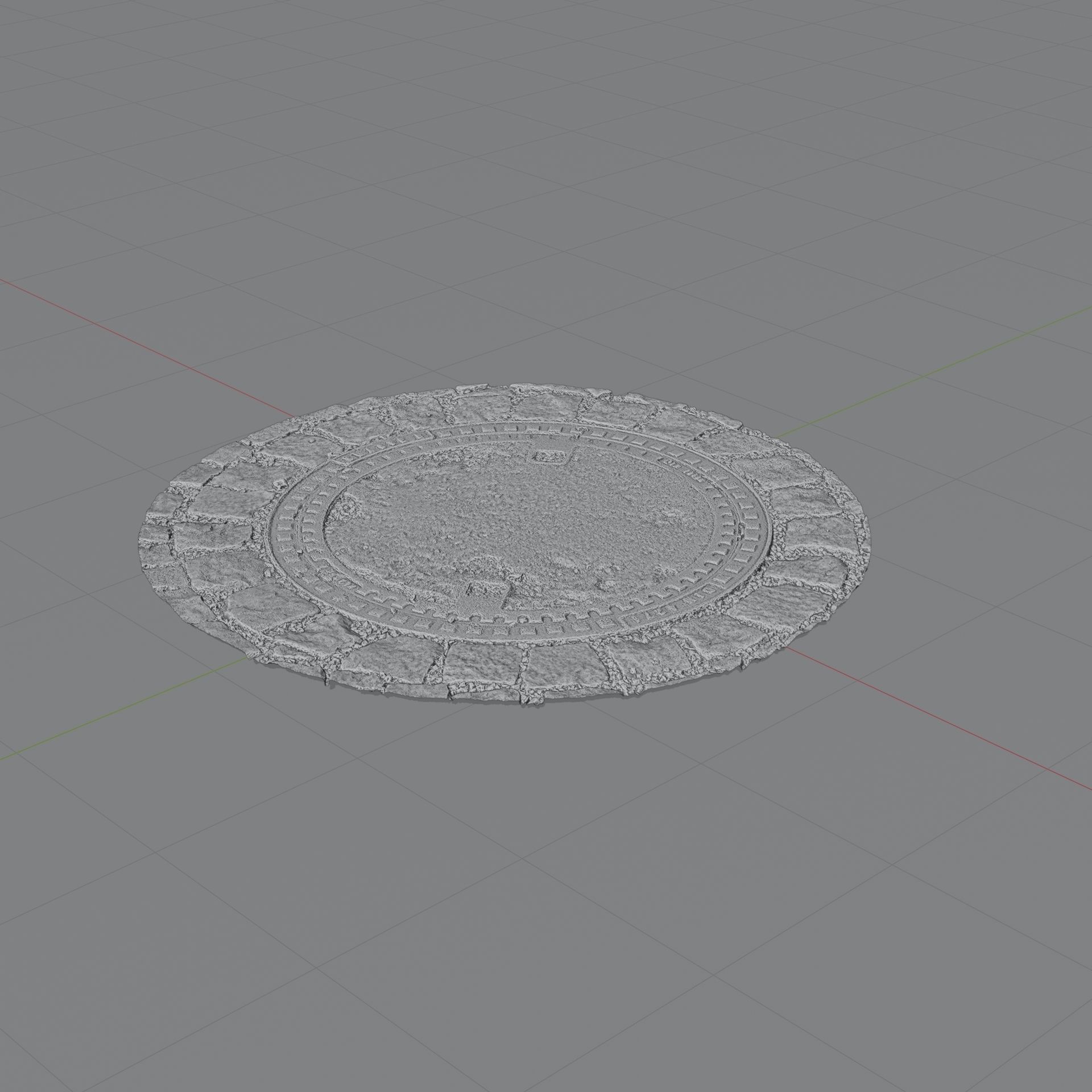 Manhole 2 Photoscan 3D model_5