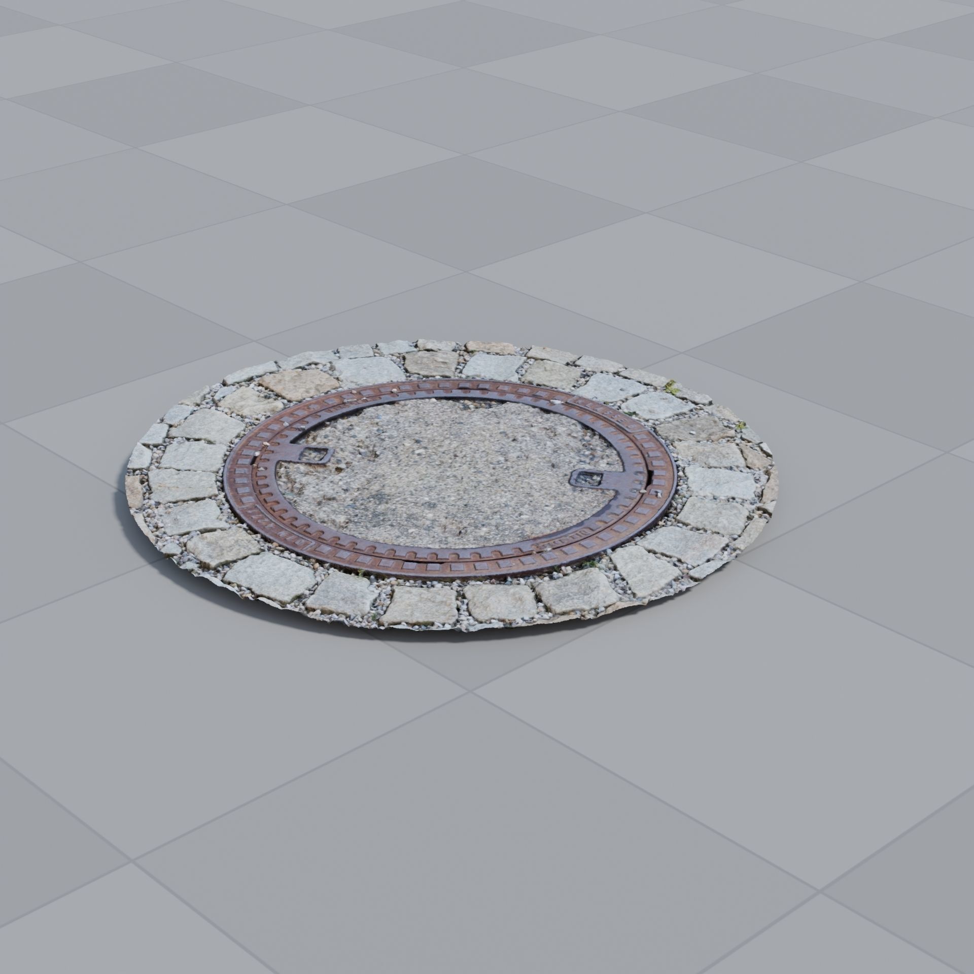 Manhole 2 Photoscan 3D model_3