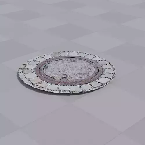 Manhole 2 Photoscan 3D model Manhole 2 Photoscan 3D model
