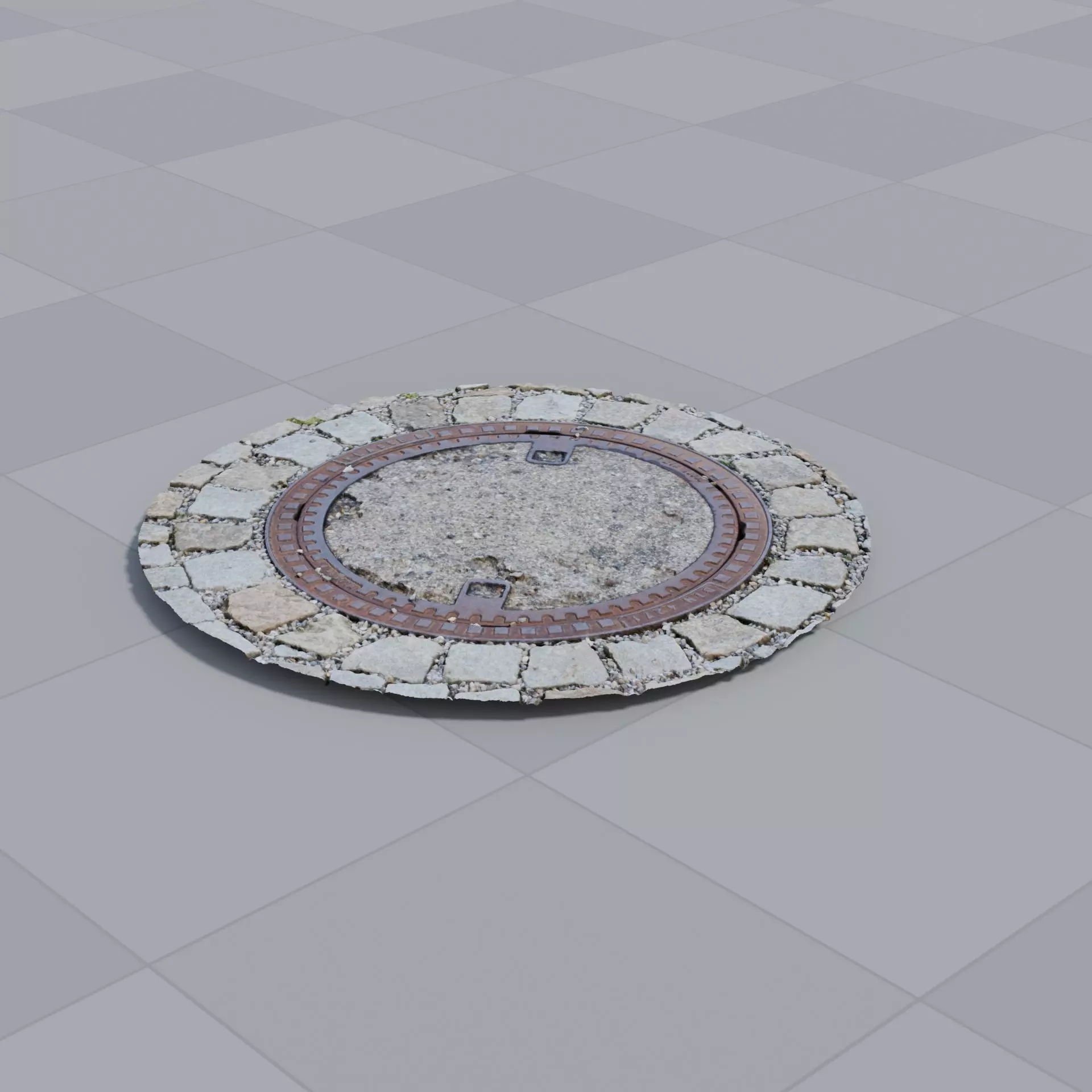 Manhole 2 Photoscan 3D model_0