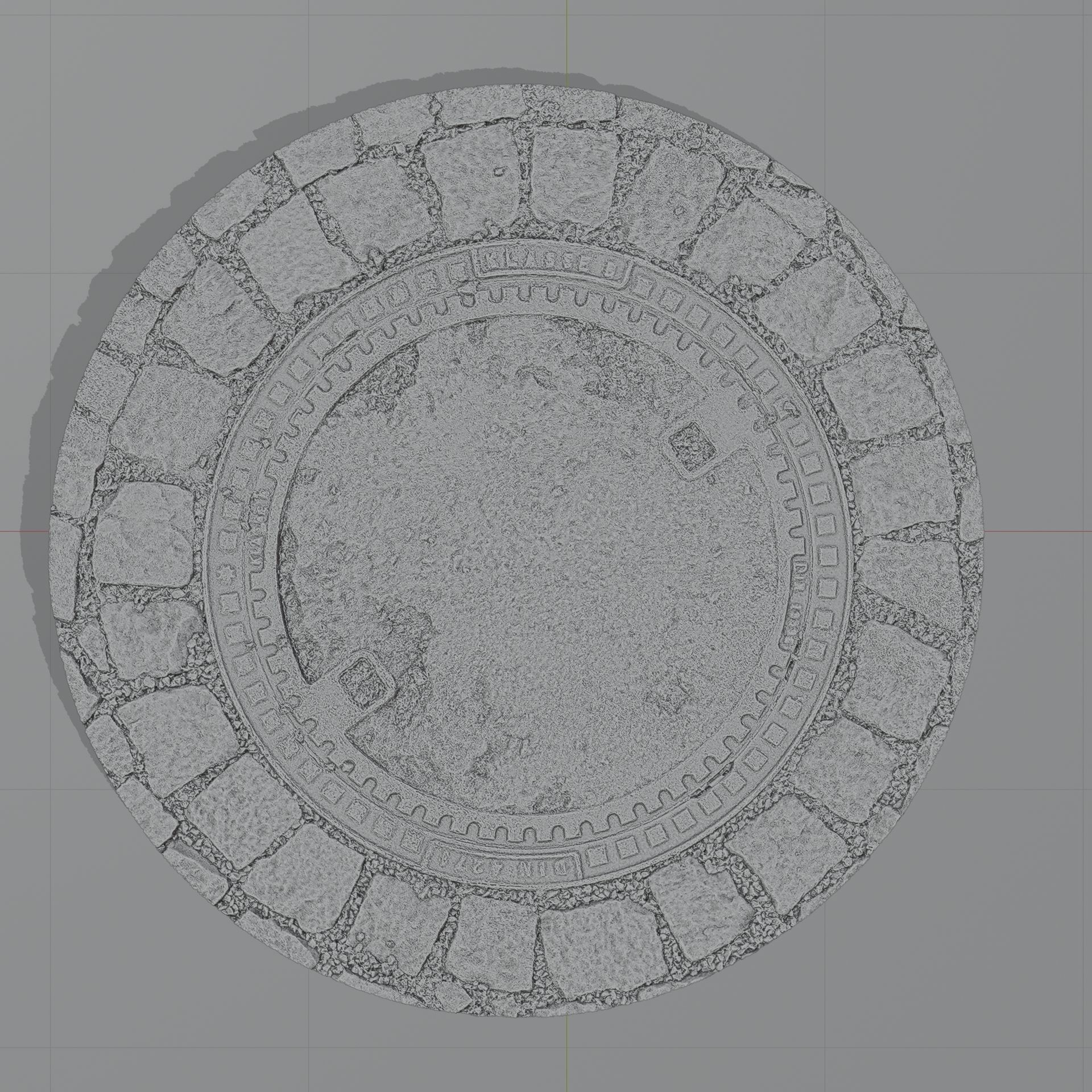 Manhole 2 Photoscan 3D model_9