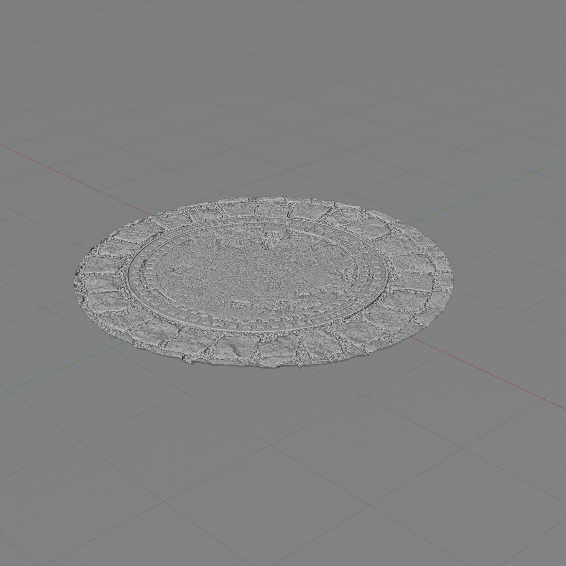 Manhole 2 Photoscan 3D model_7