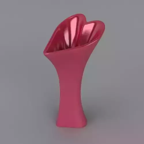 Heart Long Neck Vase
