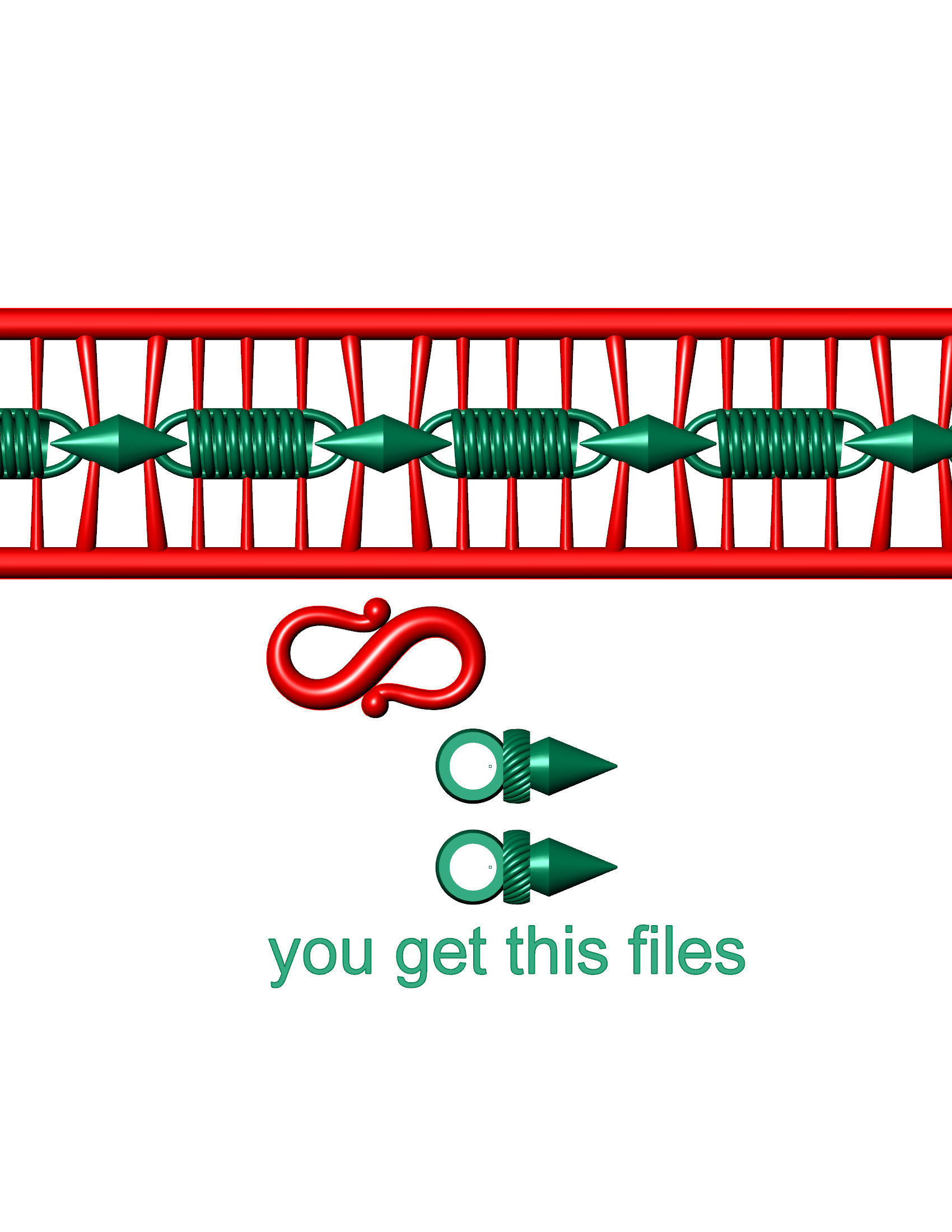 premium quality   Chain or bracelet or necklace 3D Models 3D print model_5