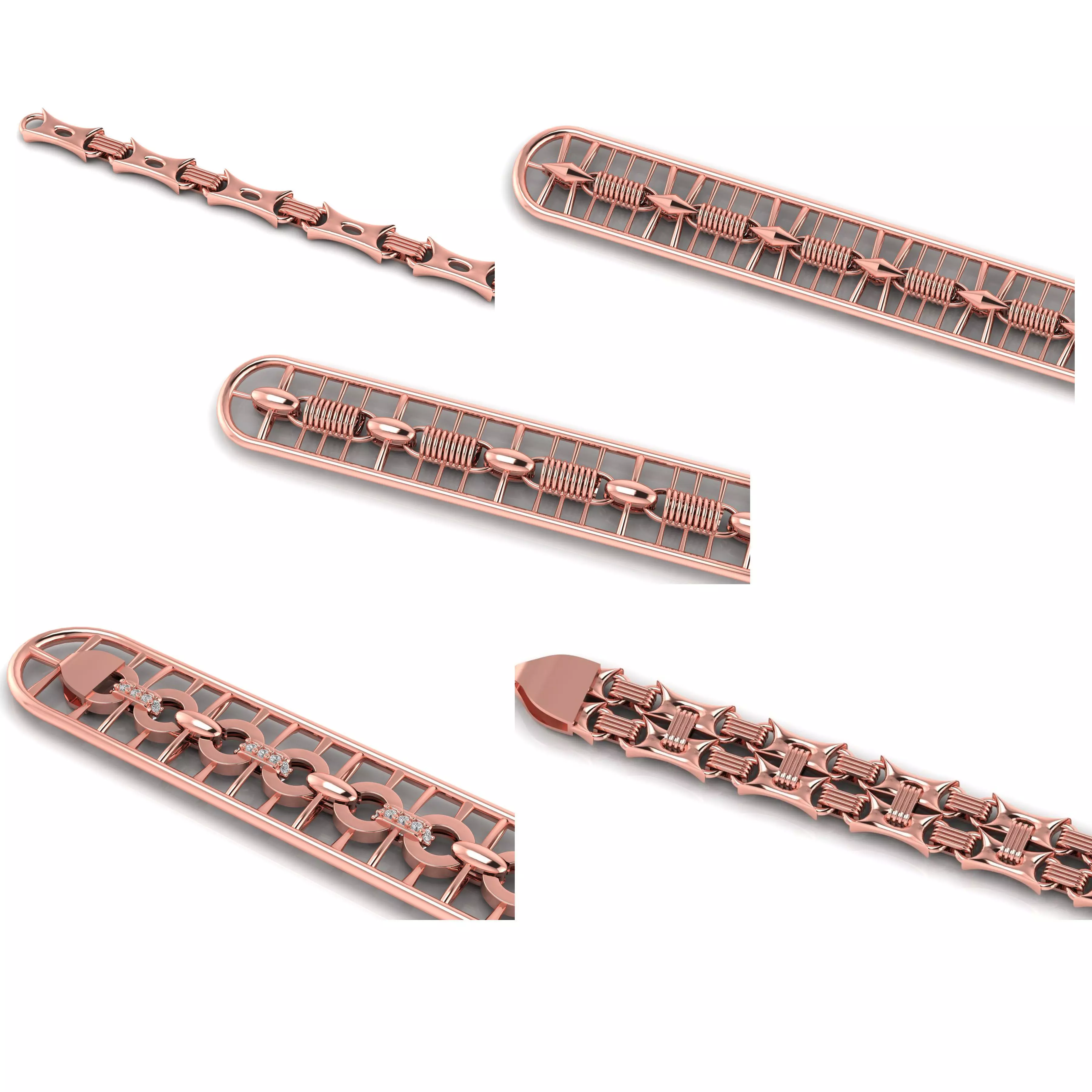 highly premium chain or necklace or bracelet 3d model 3D Model Collection_0