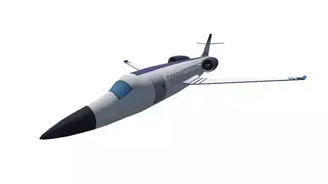 Private Plane Low Poly