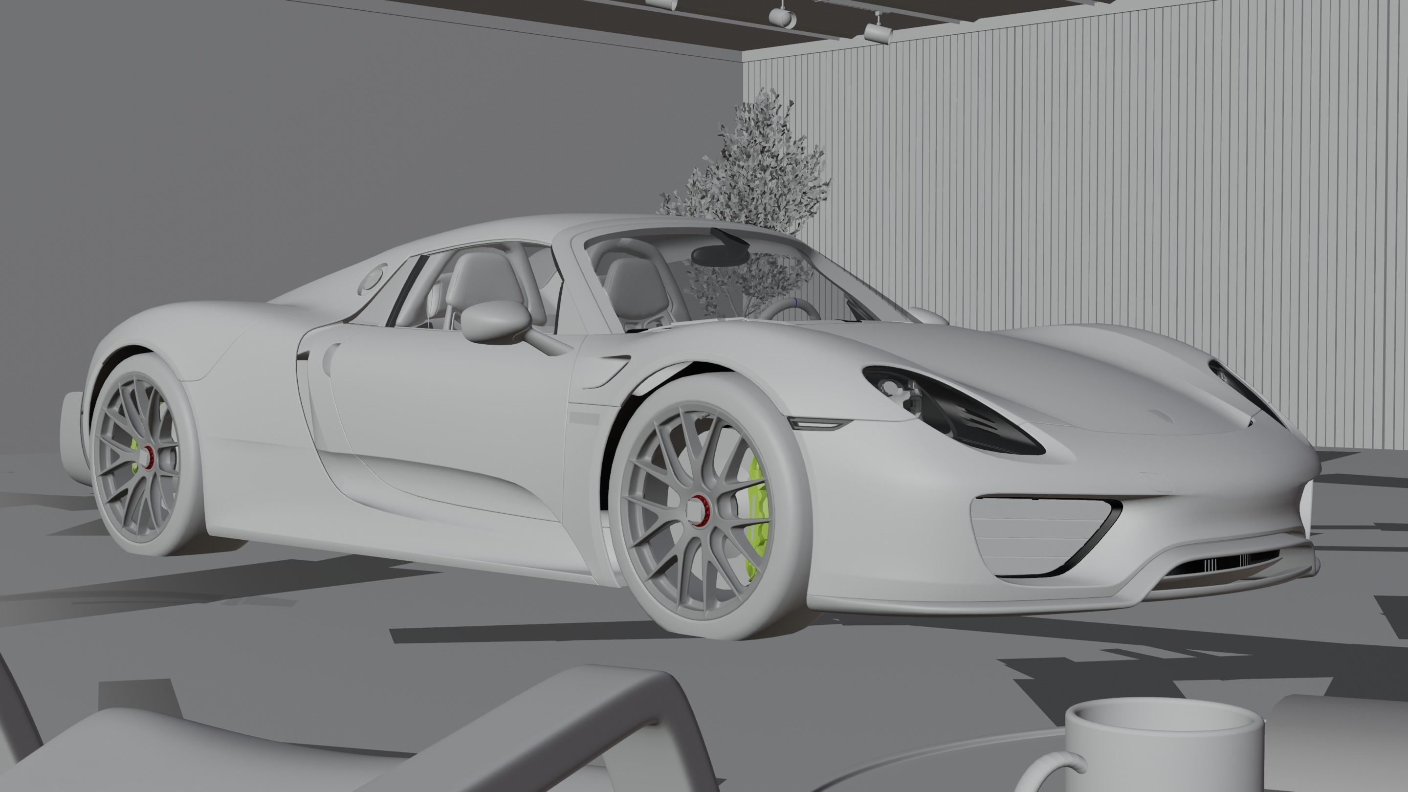 Porsche 918 3D model_1