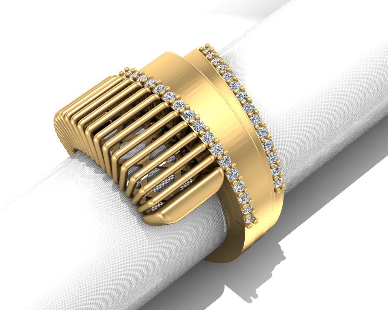 striped rings 3D Model Collection_8