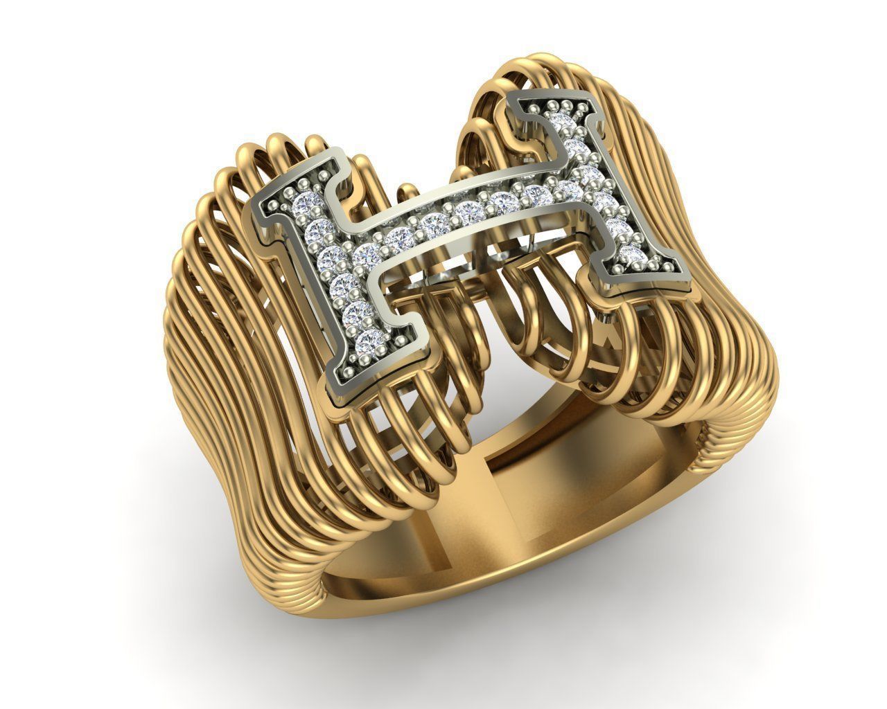 striped rings 3D Model Collection_21