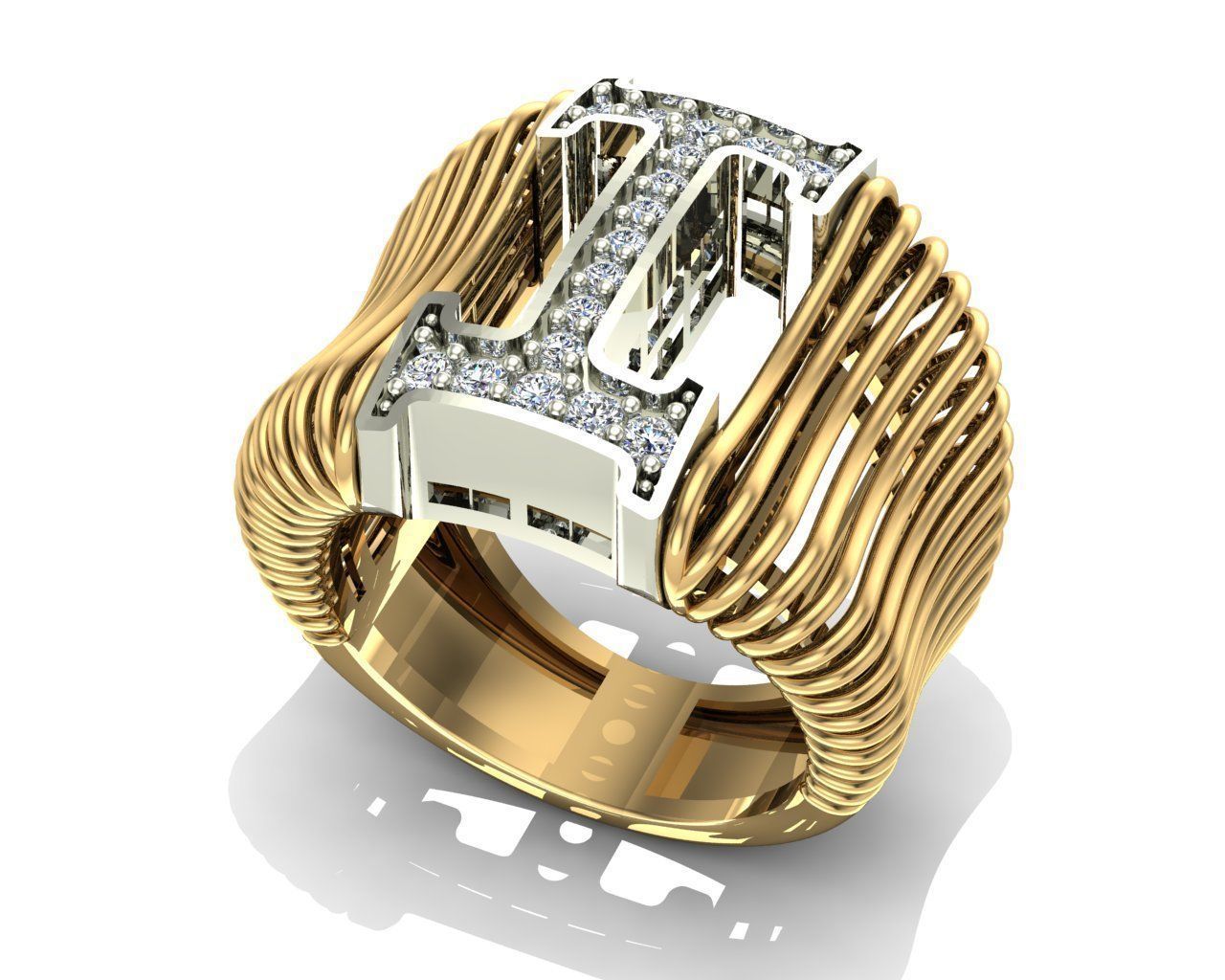 striped rings 3D Model Collection_16
