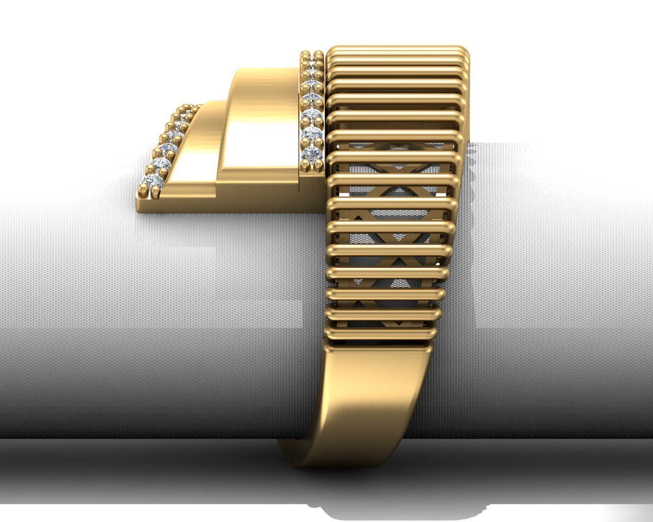 striped rings 3D Model Collection_7