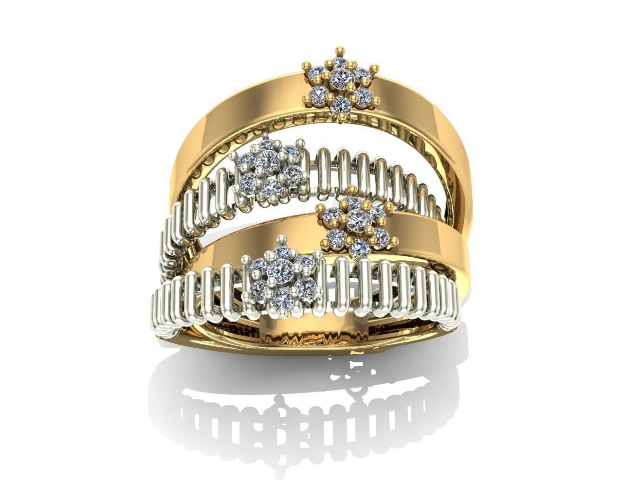 striped rings 3D Model Collection_11