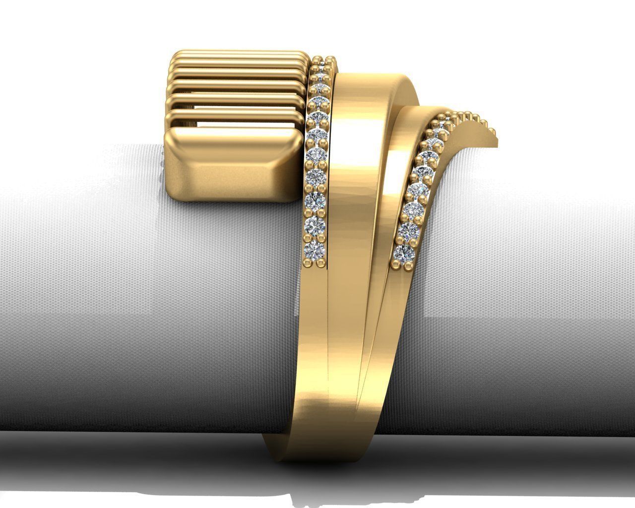 striped rings 3D Model Collection_9