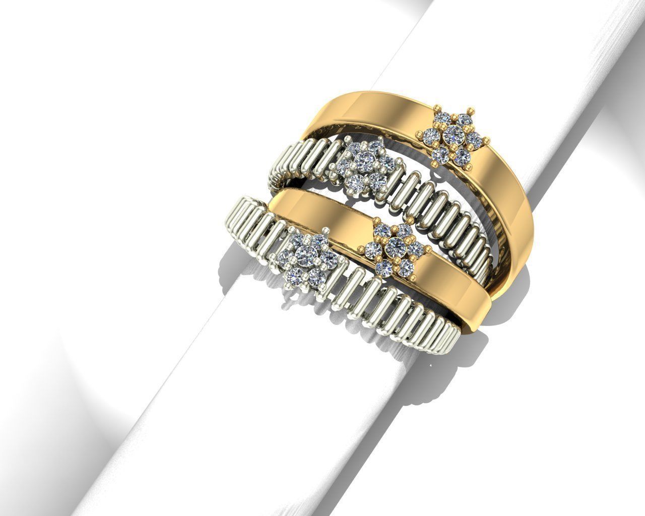 striped rings 3D Model Collection_12