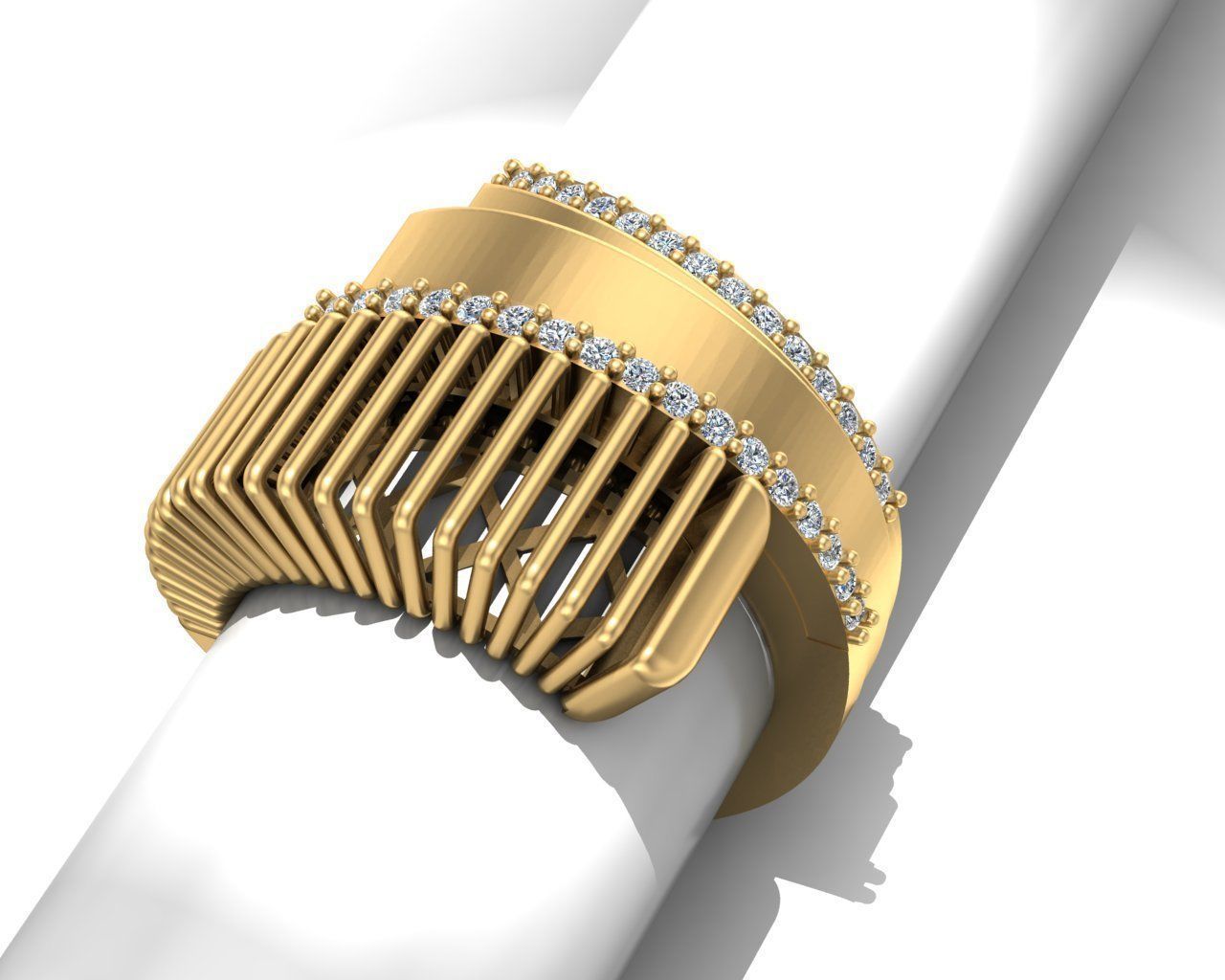 striped rings 3D Model Collection_5