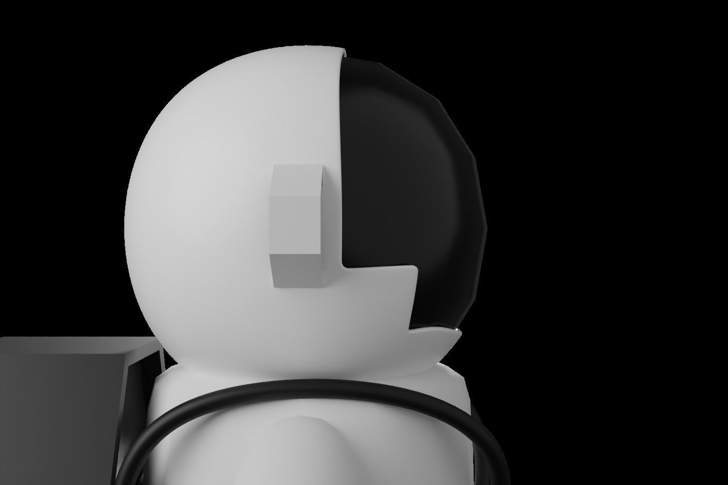 3D Character Cartoon Astronaut 3D model_15